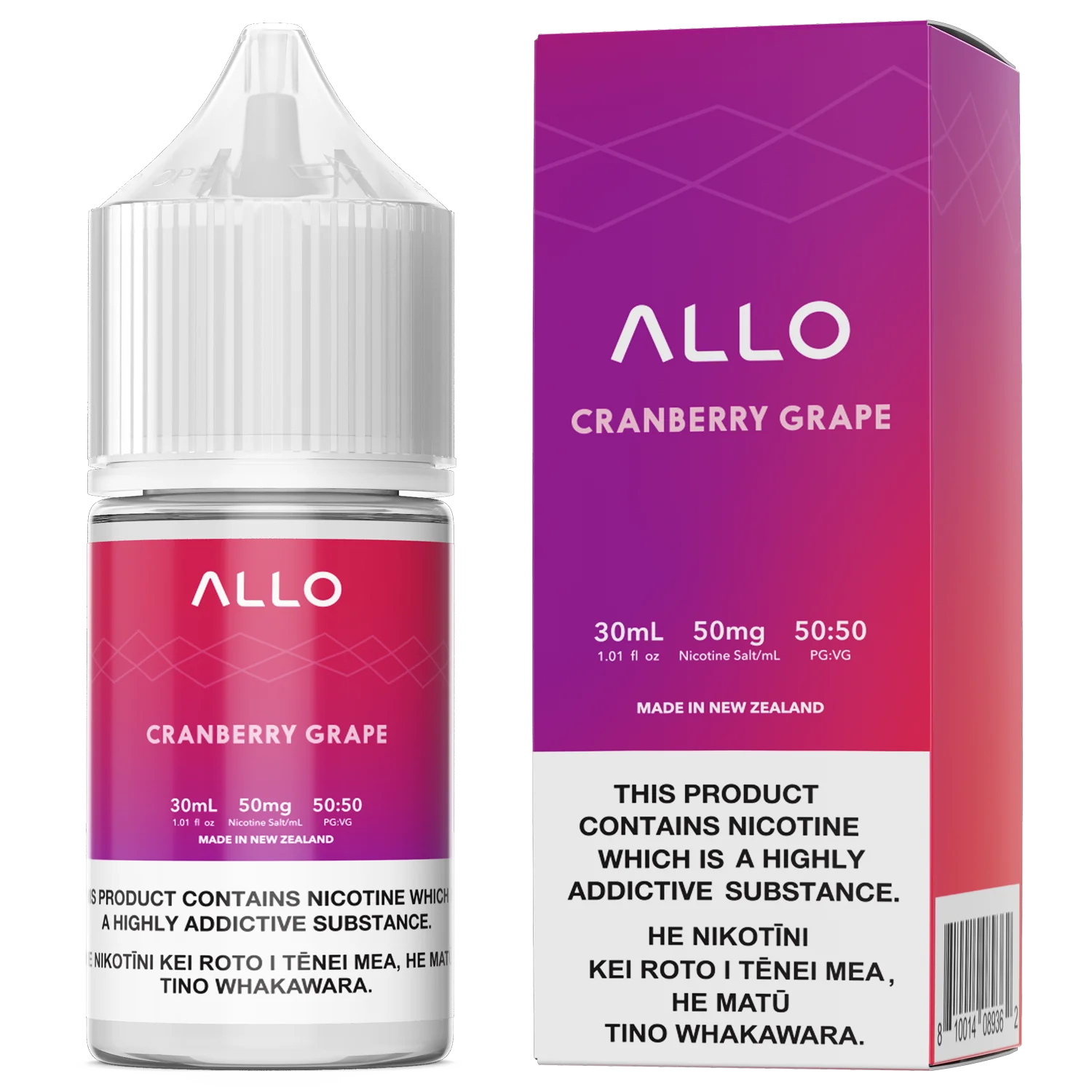 Cranberry Grape by Allo Salts Nic Salts Podlyfe