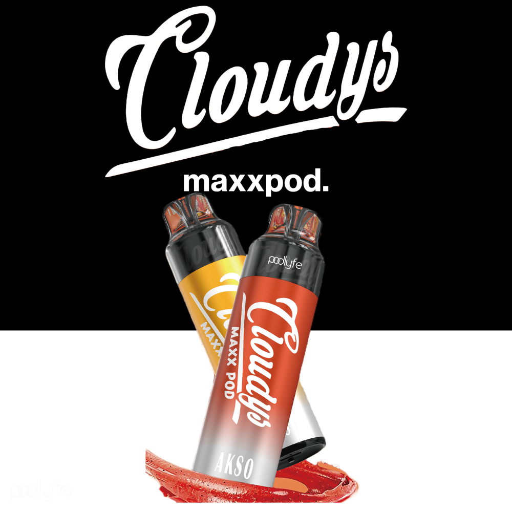 Cloudys Maxxpod by AKSO Hybrid Disposable Kit Hybrid Disposables Podlyfe