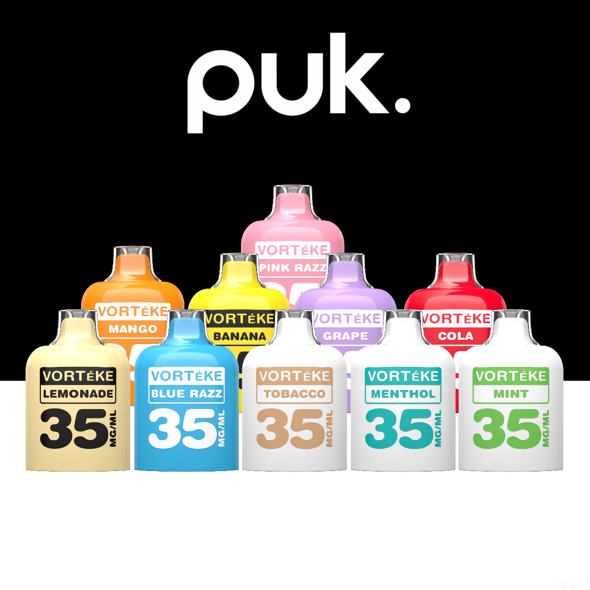 puk. Pods by Vorteke Hybrid Disposables Podlyfe