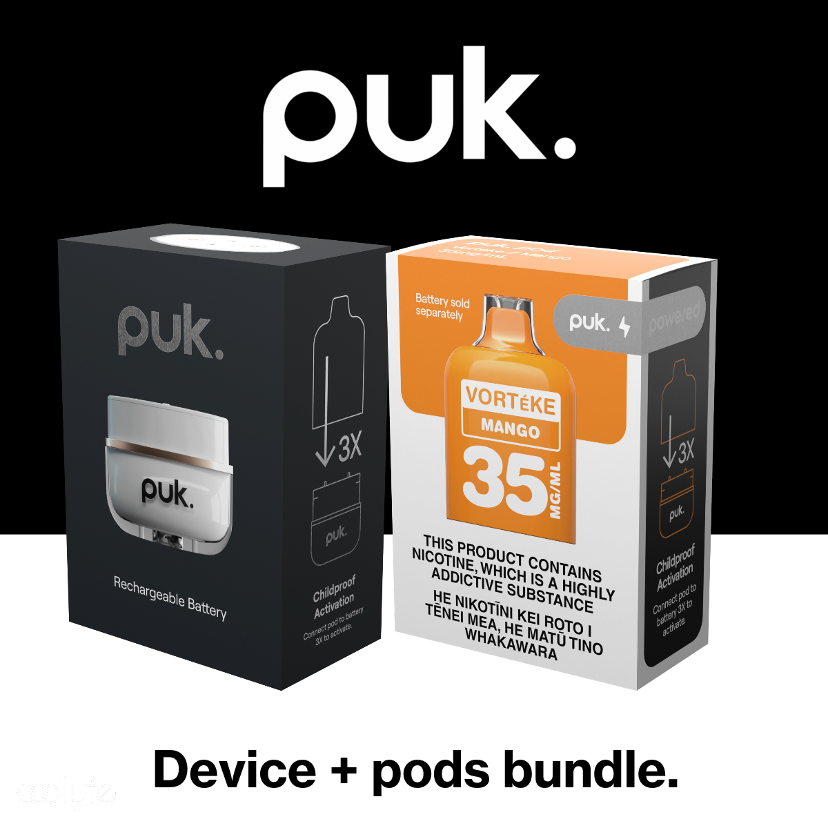 puk. Device & Pods Bundle Hybrid Disposables Podlyfe