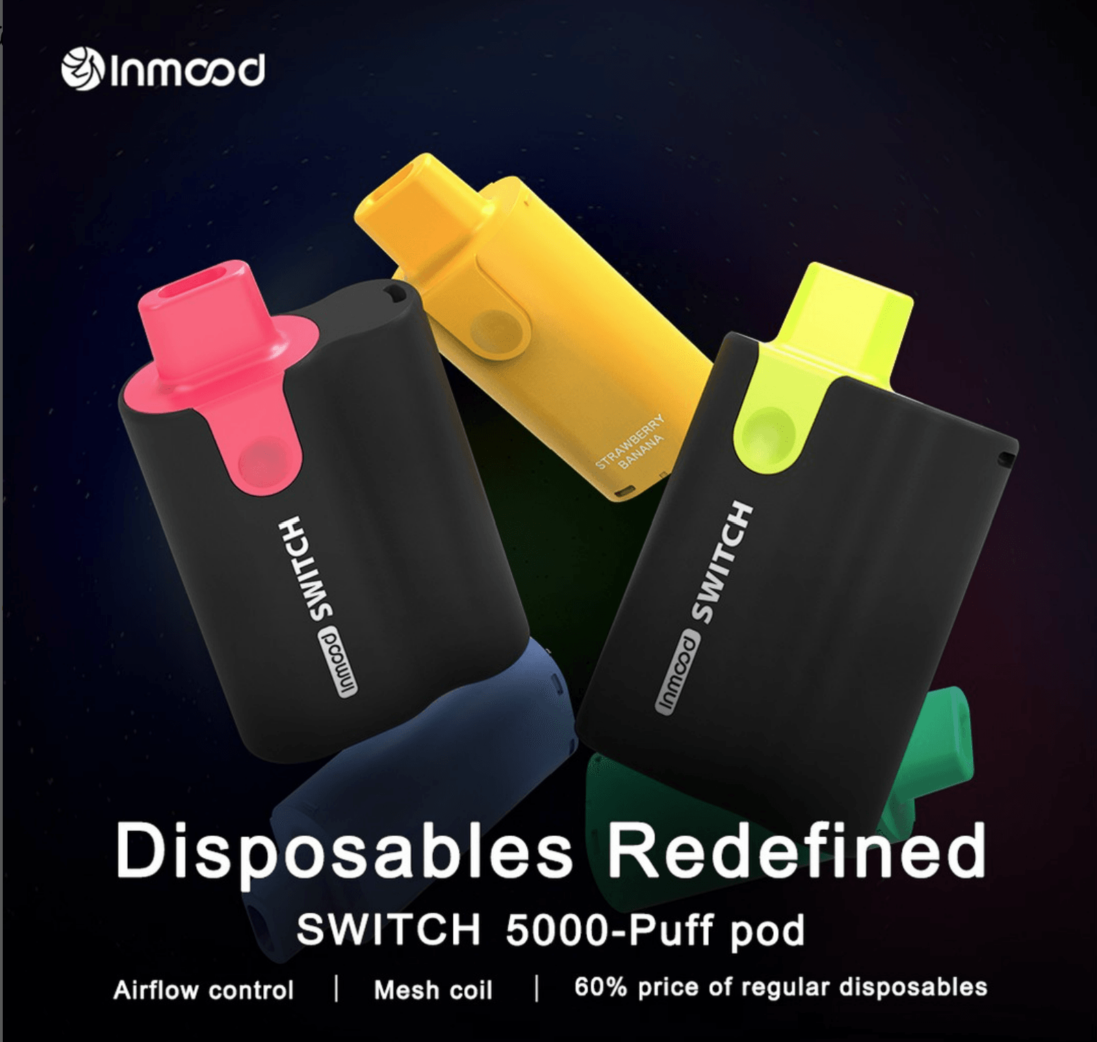 Inmood Switch Pod Kit Hybrid Disposables Podlyfe