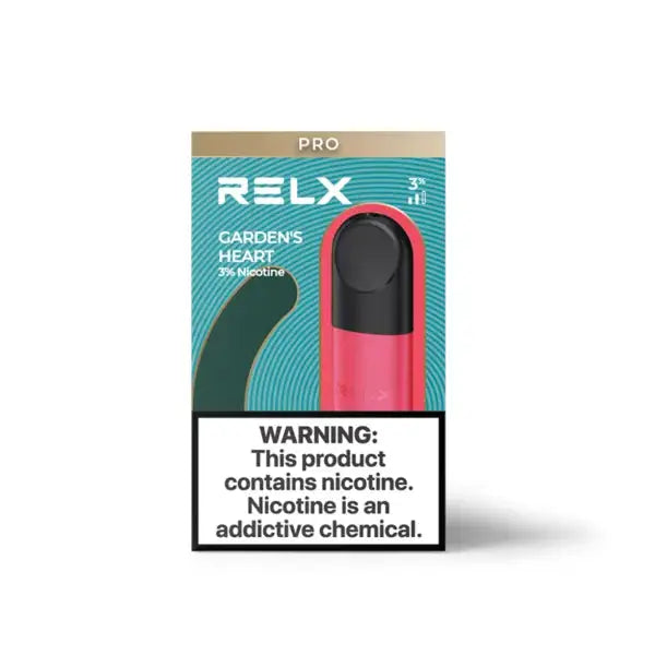  RELX Gardens Heart 3%  Single Pack nicotine vape available in Australia