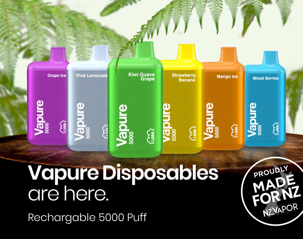 VAPURE 5000 Disposable Vape Disposable Pod System Podlyfe